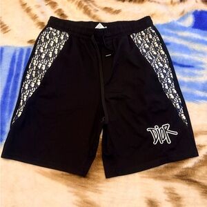 Dior Monogram Black Athletic Men's Shorts